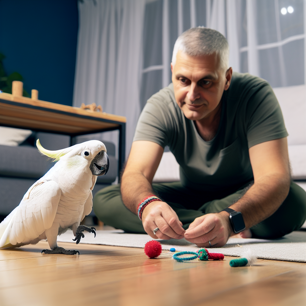 “Cockatoo Channels ‘Dobby the Elf’ in Playful Antics”