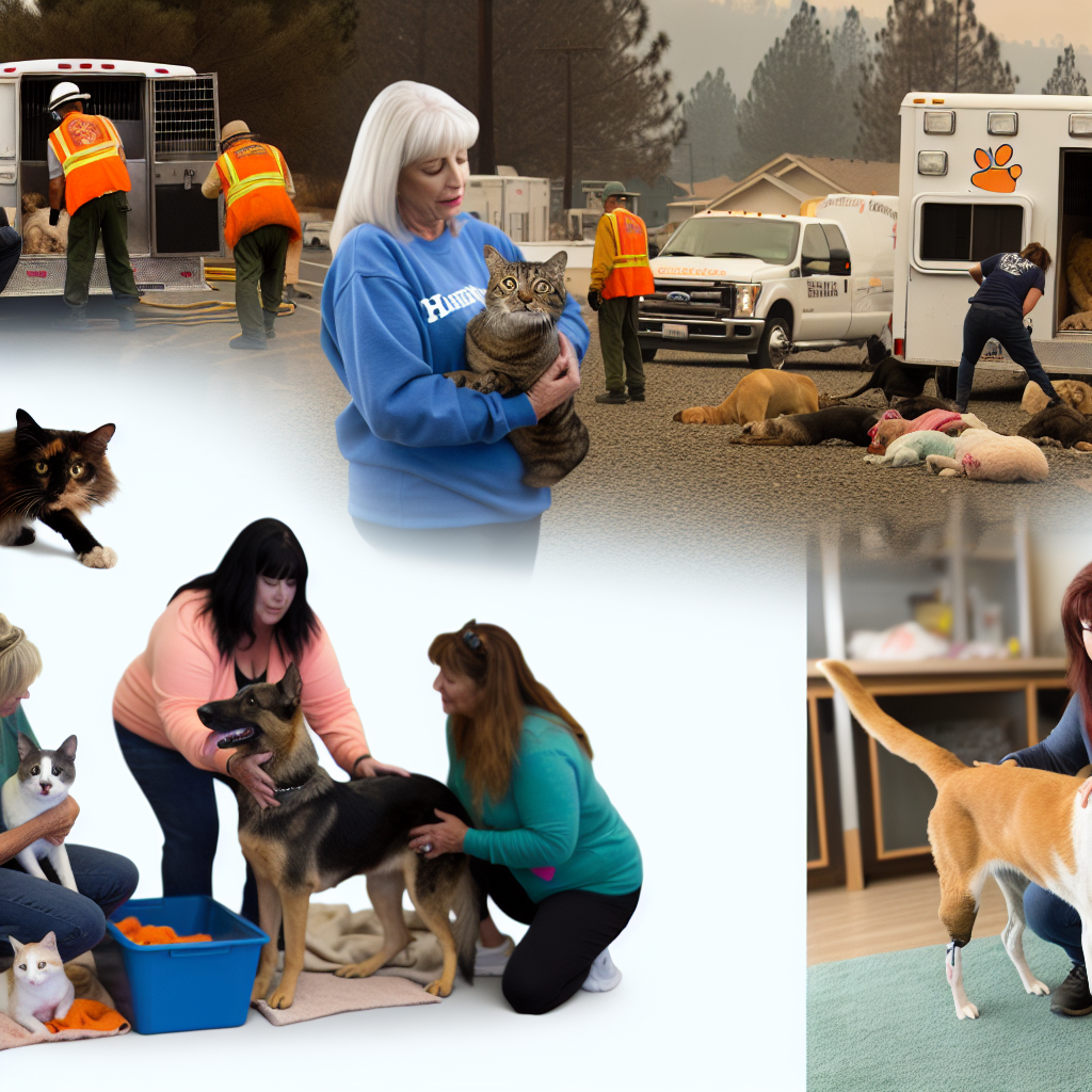 “United for Animals: Rescuing Pets from CA Wildfires”