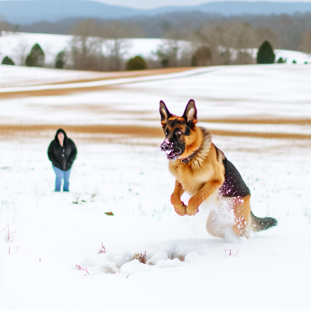 “Benson’s First Snow: Joy Unleashed in Tennessee”