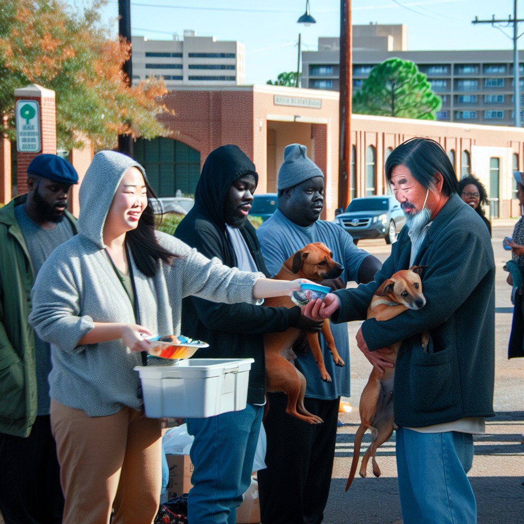 “Paws and People: Texarkana’s Homeless Pet Owners”