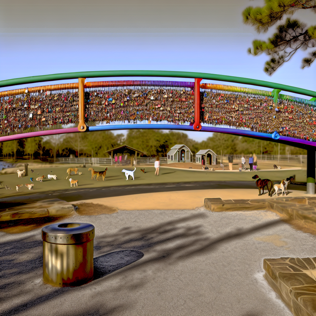 “Honoring Pets: Rainbow Bridge in Lafreniere Park”