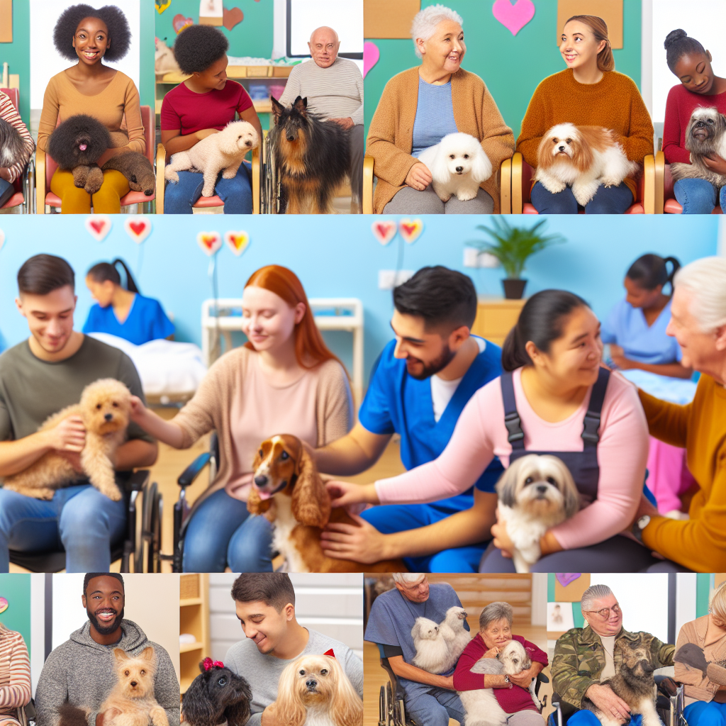 “Furry Companions Bring Comfort: Pet Therapy Unleashed”